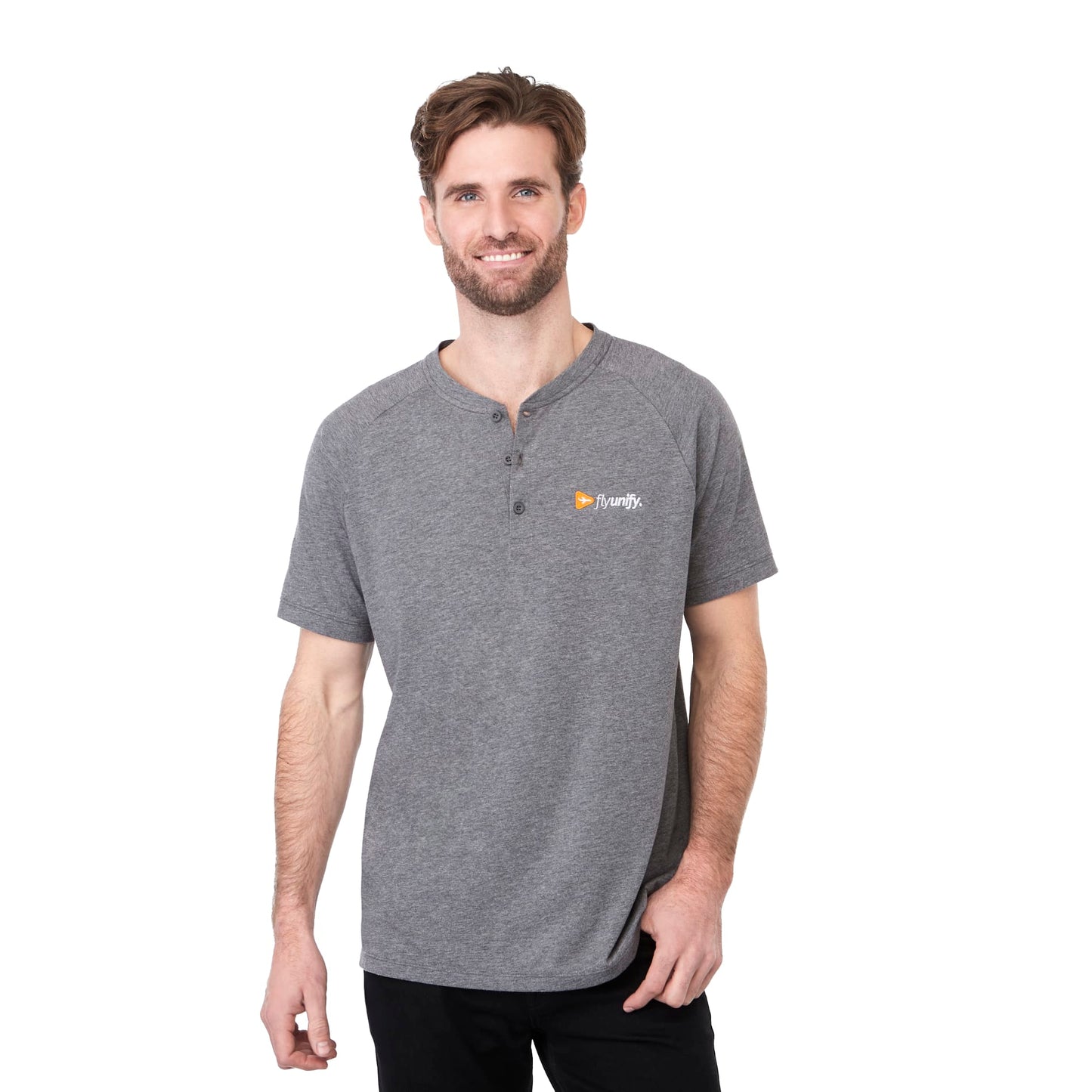 Men SOMOTO Eco Short Sleeve Henley